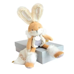 Doudou Et Compagnie - Lapin De Sucre Blanc Peluche 30 Cm