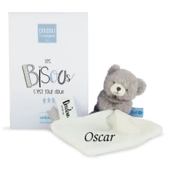 Doudou Et Compagnie - UNICEF Doudou Mouchoir Ours Marron