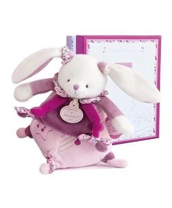 Peluche Musicale Lapin Cerise - 17 Cm
