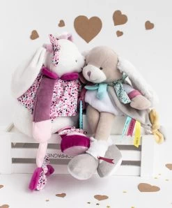 Peluche D'activités Cerise Le Lapin Rose - 30 Cm 16 Peluche D'activités Cerise Le Lapin Rose - 30 Cm -Doudou et Compagnie Promos Magasin DC2705 6