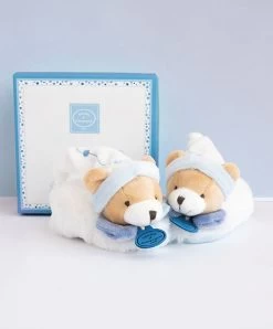Coffret Cadeau Naissance Chaussons Ours Petit Chou - 6/12 Mois