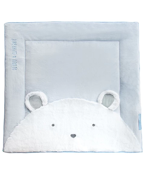 Tapis De Parc Ours Bleu - 100 X 100 Cm 1 Tapis De Parc Ours Bleu - 100 X 100 Cm