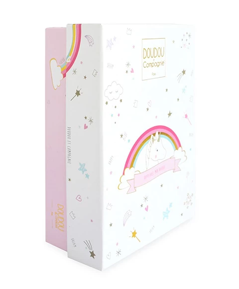 Peluche Licorne Rose Pantin - 22 Cm 3 Peluche Licorne Rose Pantin - 22 Cm – Image 3