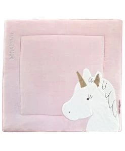 Tapis De Parc Licorne Rose - 100 X 100 Cm