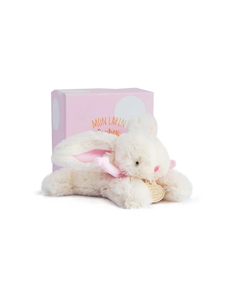 Peluche Lapin Bonbon Rose - 16 Cm 1 Peluche Lapin Bonbon Rose - 16 Cm