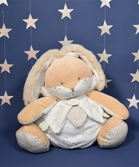 Peluche Range Pyjama Lapin De Sucre Blanc - 38 Cm 2 Peluche Range Pyjama Lapin De Sucre Blanc - 38 Cm – Image 2