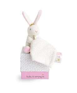 Doudou Lapin Mouchoir Rose Lapin étoile - 10 Cm 11 Doudou Lapin Mouchoir Rose Lapin étoile - 10 Cm -Doudou et Compagnie Promos Magasin DC3513 3