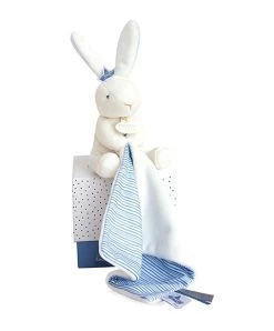 Doudou Lapin Mouchoir Bleu Lapin Matelot - 10 Cm -Doudou et Compagnie Promos Magasin DC3514 2