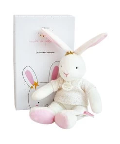 Peluche Lapin étoile Rose - 25 Cm -Doudou et Compagnie Promos Magasin DC3516 3