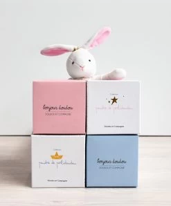 Peluche Lapin étoile Rose - 25 Cm -Doudou et Compagnie Promos Magasin DC3516 6