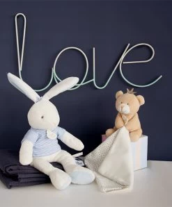 Peluche Lapin Matelot Bleu - 25 Cm -Doudou et Compagnie Promos Magasin DC3517 7