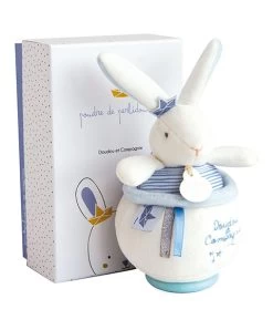 Peluche Musicale Lapin Matelot Bleu - 14 Cm -Doudou et Compagnie Promos Magasin DC3520 2