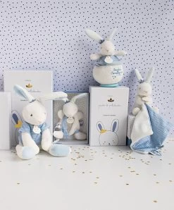 Peluche Musicale Lapin Matelot Bleu - 14 Cm -Doudou et Compagnie Promos Magasin DC3520 5