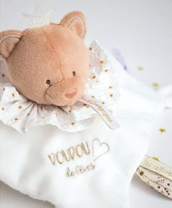 Doudou Plat Ours Attrape-rêves - 20 Cm