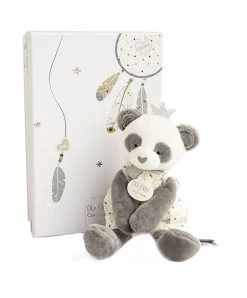 Peluche Panda Gris Attrape-rêves - 20 Cm 9 Peluche Panda Gris Attrape-rêves - 20 Cm -Doudou et Compagnie Promos Magasin DC3540 2