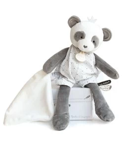 Peluche Panda Gris Avec Doudou- Attrape-rêves - 28 Cm -Doudou et Compagnie Promos Magasin DC3544 3