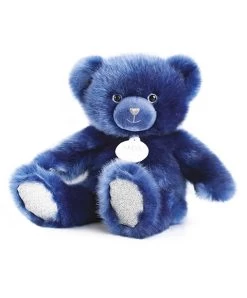 Ours En Peluche Bleu Nuit - Collection - 30 Cm