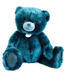 Ours En Peluche Bleu Paon- Collection - 60 Cm