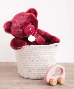 Ours En Peluche Bois De Rose - Collection - 37 Cm