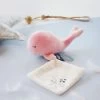 Baleine Doudou Bebe Rose - 15 Cm
