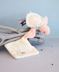 Peluche Tortue Doudou Bébé Rose - 16cm 8 Peluche Tortue Doudou Bébé Rose - 16cm -Doudou et Compagnie Promos Magasin DC3657 3