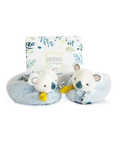 Chaussons Bébé Avec Hochets Yoca Le Koala - 0/6 Mois -Doudou et Compagnie Promos Magasin DC3675 3
