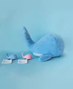 Peluche Géante Baleine Bleue - 60 Cm