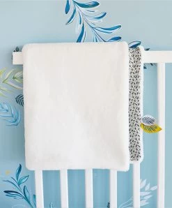 Couverture Bébé Plaid Douceur Yoca Le Koala - Blanc - 70 X 100 Cm