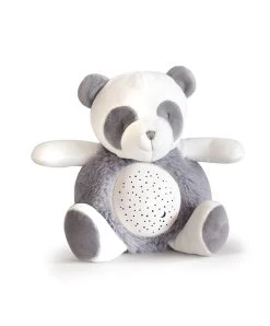 Veilleuse Musicale Et Lumineuse Panda Gris - 20 Cm