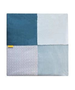Tapis D'éveil Bébé - Bleu / Turquoise - 70 X 100 Cm