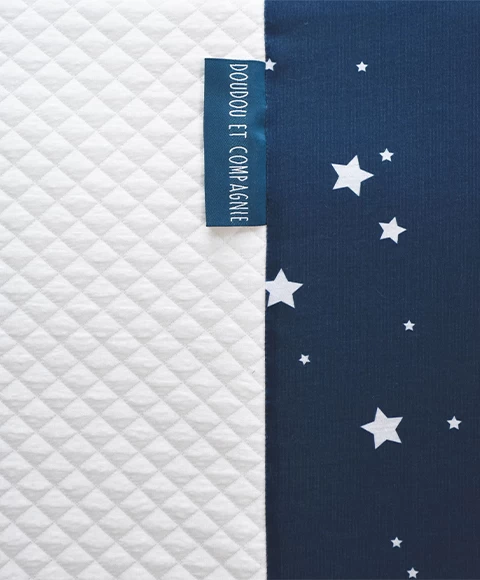 Tapis D'éveil Bébé - Bleu Marine/ Blanc - 70 X 100 Cm 3 Tapis D'éveil Bébé - Bleu Marine/ Blanc - 70 X 100 Cm – Image 3