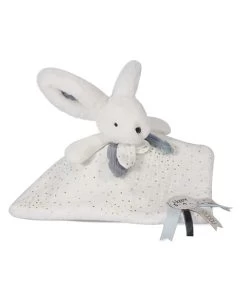 Coffret Doudou Plat Lapin Bleu - Happy Glossy - 25 Cm -Doudou et Compagnie Promos Magasin DC3742 2