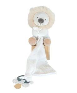 Doudou Attache Sucette Peluche Lion - 12 Cm - Unicef -Doudou et Compagnie Promos Magasin DC3788 1