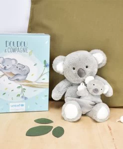 Peluche Koala Avec Bébé - 25cm - Unicef
