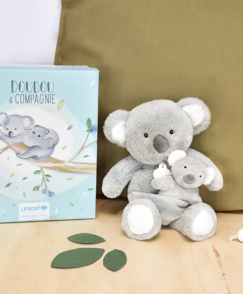 Peluche Koala Avec Bébé - 25cm - Unicef 1 Peluche Koala Avec Bébé - 25cm - Unicef