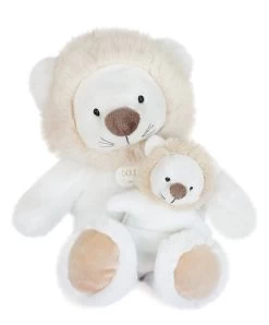 Peluche Lion Avec Bébé - 25 Cm - Unicef