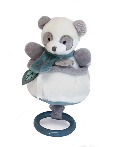 Peluche Musicale Panda Gris - 20 Cm 2 Peluche Musicale Panda Gris - 20 Cm – Image 2