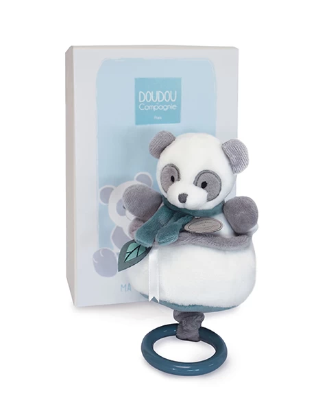 Peluche Musicale Panda Gris - 20 Cm 3 Peluche Musicale Panda Gris - 20 Cm – Image 3