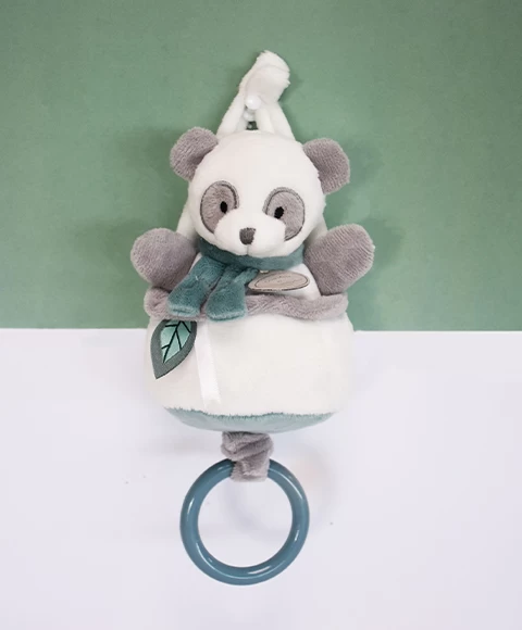 Peluche Musicale Panda Gris - 20 Cm 1 Peluche Musicale Panda Gris - 20 Cm