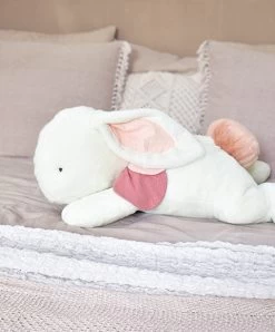Peluche Géante XXL Lapin Beige - Happy Boho - 80 Cm -Doudou et Compagnie Promos Magasin DC3858 3