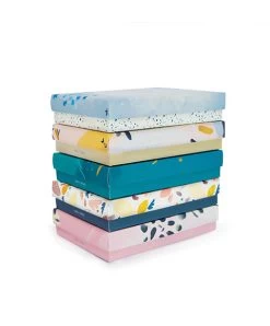 Coffret Mini Doudou Lapin Bleu - Happy Pop - 17 Cm -Doudou et Compagnie Promos Magasin DC3883 4