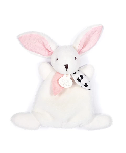 Coffret Mini Doudou Lapin Rose - Happy Blush - 17 Cm 3 Coffret Mini Doudou Lapin Rose - Happy Blush - 17 Cm – Image 3
