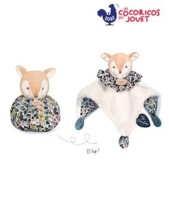 Doudou Faon Marron - Cocon - Balle D'éveil - 3 EN 1 -Doudou et Compagnie Promos Magasin DC3930 2