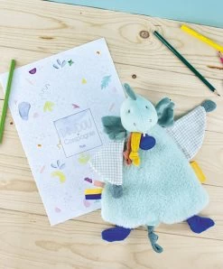 Doudou Plat Dinosaure Vert Filou - 25cm -Doudou et Compagnie Promos Magasin DC3938 4