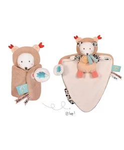 Doudou Ours Marron Avec Cape - Papillotte - 3 EN 1 -Doudou et Compagnie Promos Magasin DC3951 3