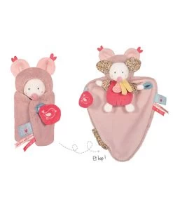 Doudou Souris Blanche Avec Cape - Papillotte - 3 EN 1 6 Doudou Souris Blanche Avec Cape - Papillotte - 3 EN 1 -Doudou et Compagnie Promos Magasin DC3952 2