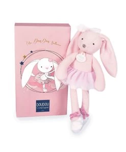 Peluche Lapin Ballerine Rose - 30 Cm
