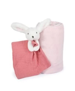Coffret Cadeau Naissance Plaid Et Doudou Lapin Happy Boho - 70 X 100 Cm 7 Coffret Cadeau Naissance Plaid Et Doudou Lapin Happy Boho - 70 X 100 Cm -Doudou et Compagnie Promos Magasin DC3979 2