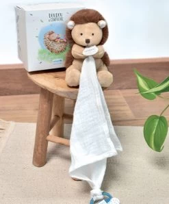 Doudou Attache Sucette Peluche Hérisson - 12 Cm - Unicef