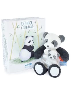 Peluche Panda Avec Bébé - 25 Cm - Unicef 7 Peluche Panda Avec Bébé - 25 Cm - Unicef -Doudou et Compagnie Promos Magasin DC3987 3